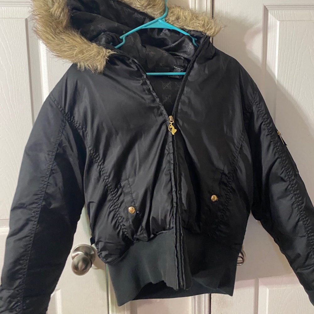 Baby Phat Puffer Jacket w/ fur hood